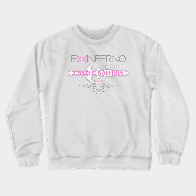 Team Pink AOTC Castle Nathria T-shirt Crewneck Sweatshirt by Ex Inferno